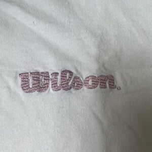 Wilson white tee shirt